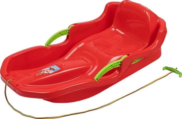 Master Plastic Sled Bobsled MASTER Rød