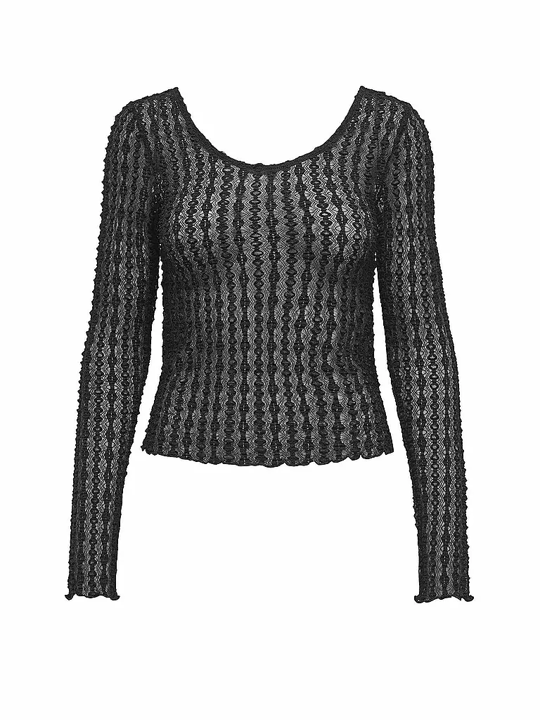 ONLY Langarmshirt ONLTWINKY schwarz