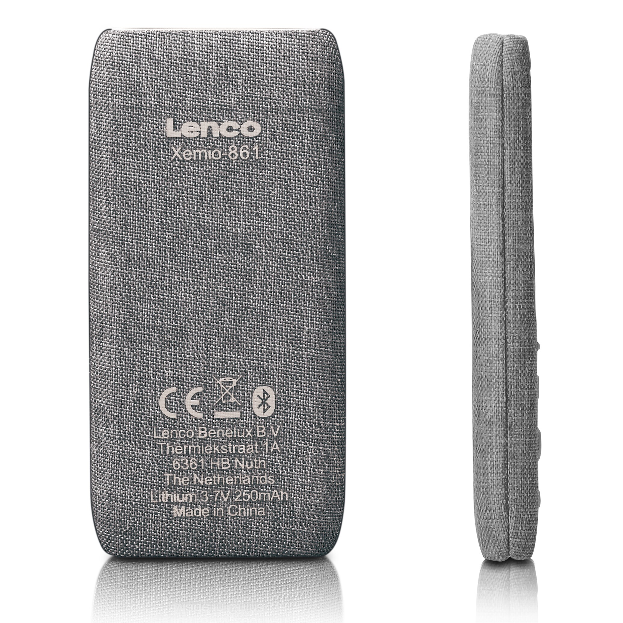 Lenco Xemio-861GY - MP3-Player - Grau