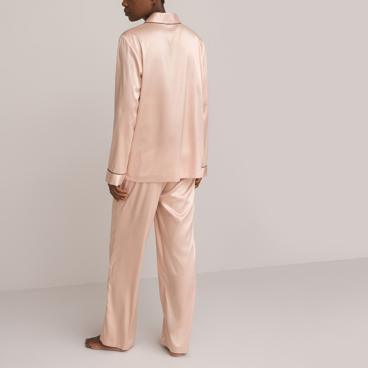 ANNE WEYBURN<br>Pijama de cetim, Signature