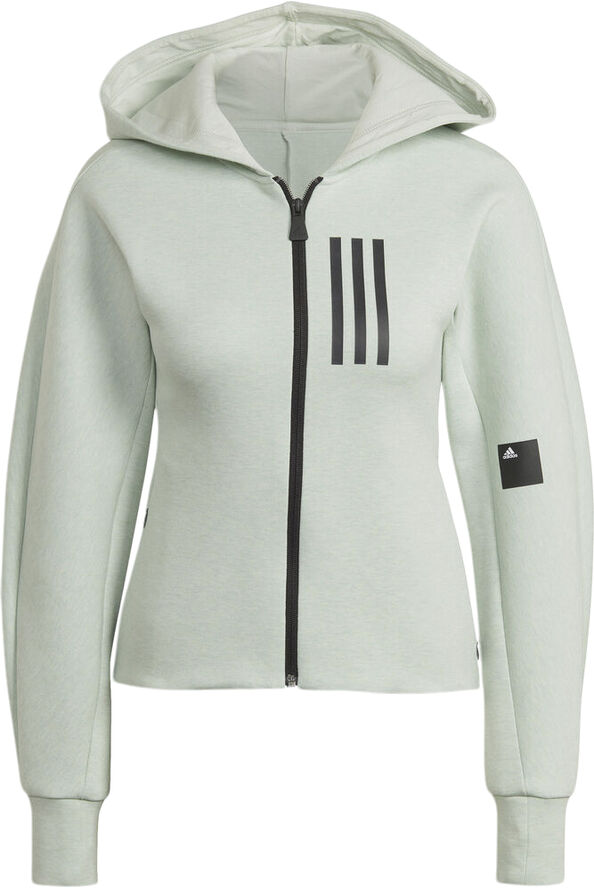 adidas Mission Victory Slim Fit Full-Zip hættetrøje Hvid