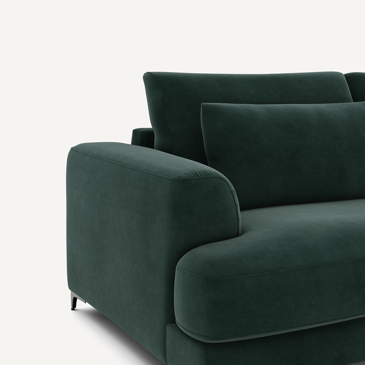 AM.PM<br>Sofá-cama de 3 lugares em veludo, Marsile