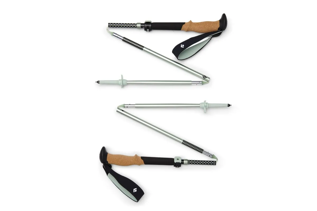 Black Diamond Unisex Pursuit Flz Trekking Poles Black/Foam Green