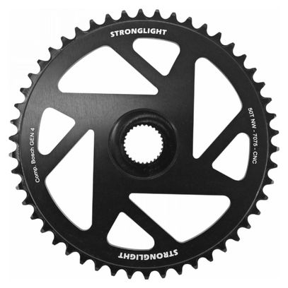 PLATEAU VAE-E-BIKE DIRECT MOUNT POUR BOSCH STRONGLIGHT -4- 50DTS MONO NOIR ALU 7075 (4ème GENERATION) TECHNOLOGIE NARROW WIDE