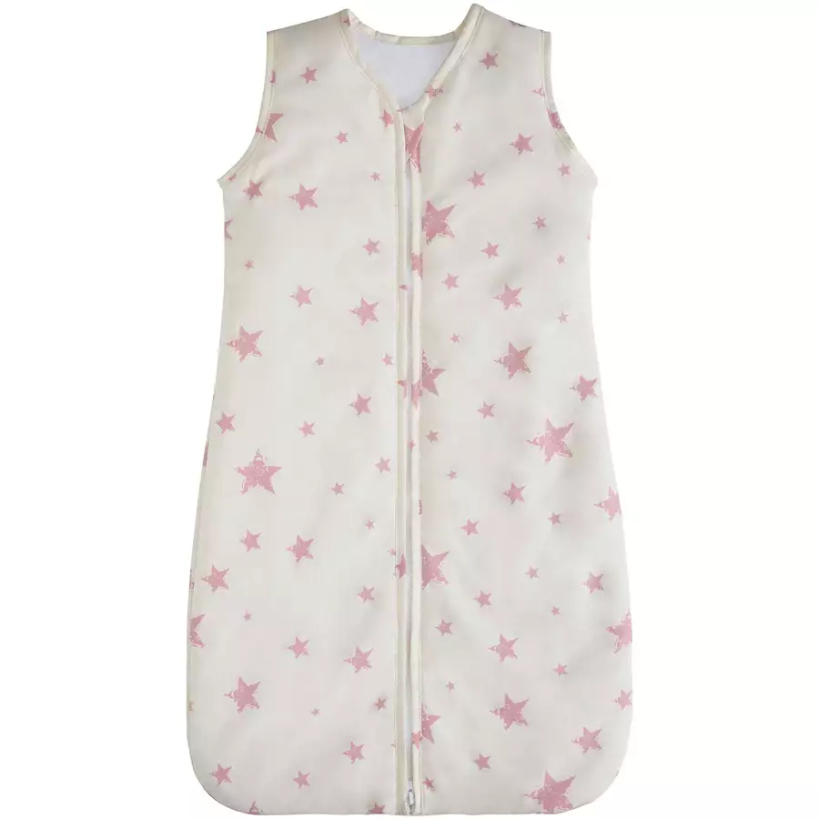 hibboux® Babyschlafsack Star Sleeping Bag Rose