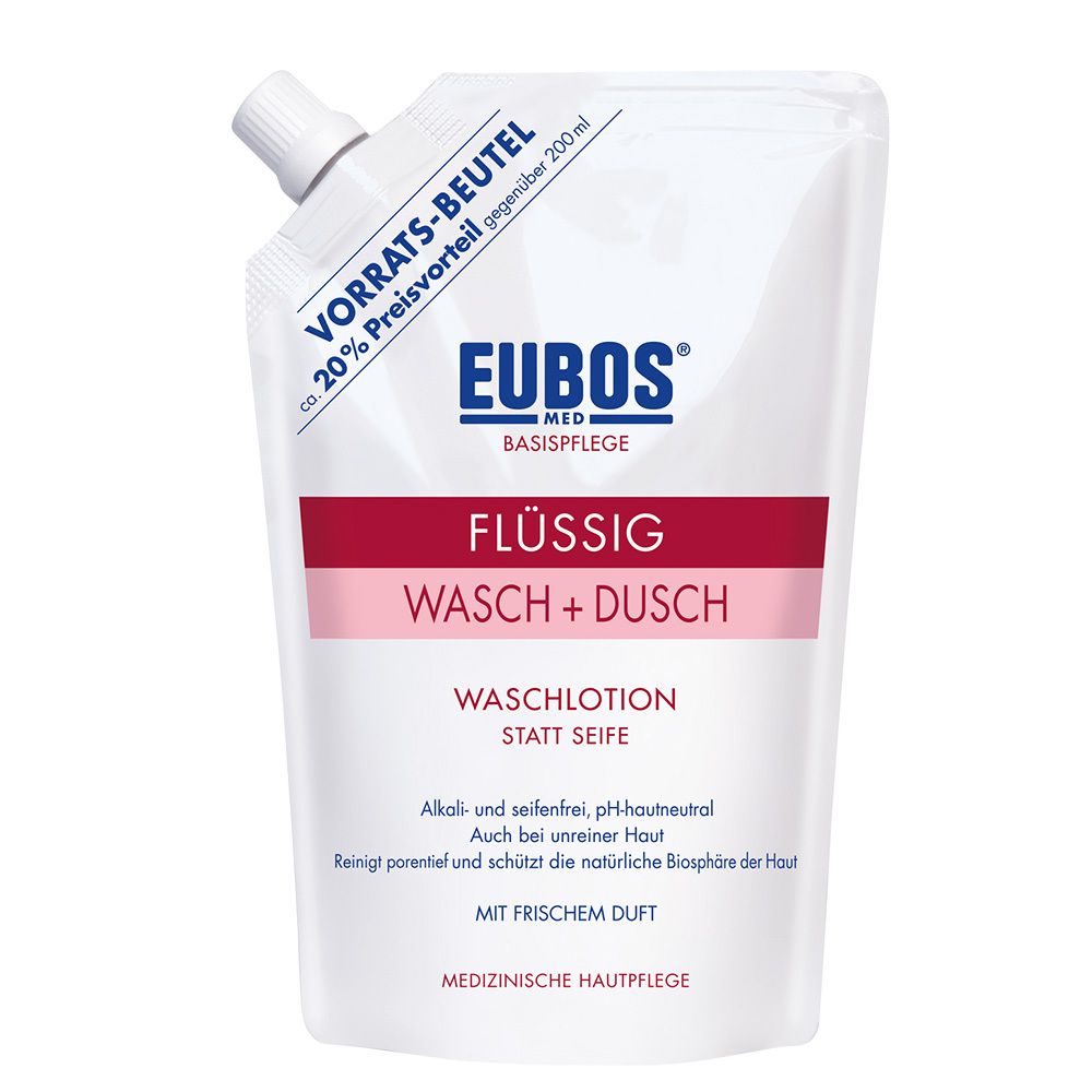 EUBOS® Flüssig rot Nachfüllbeutel mit frischem Duft