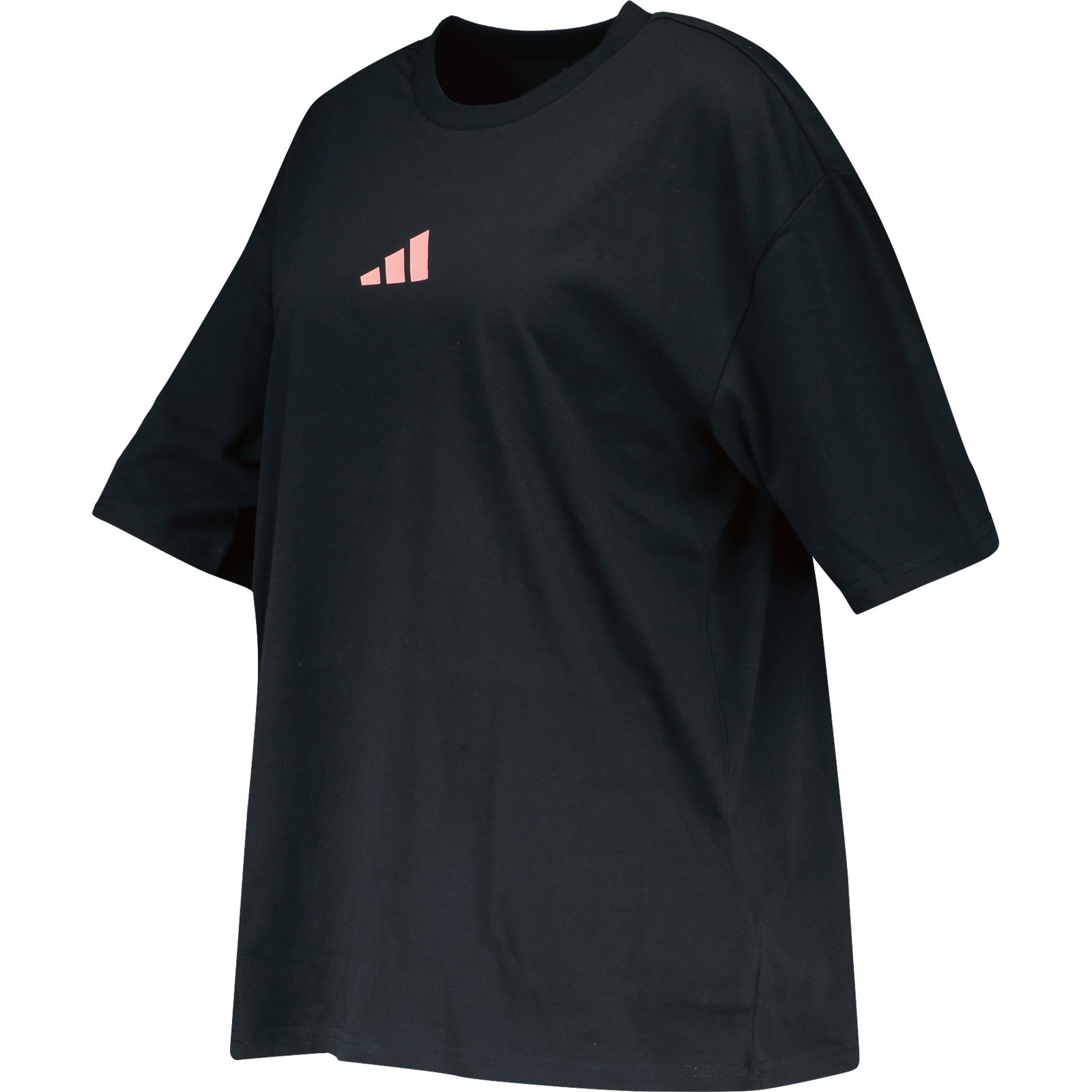 Adidas Damen-T-Shirt Graphic Fitness Tee lang L, schwarz