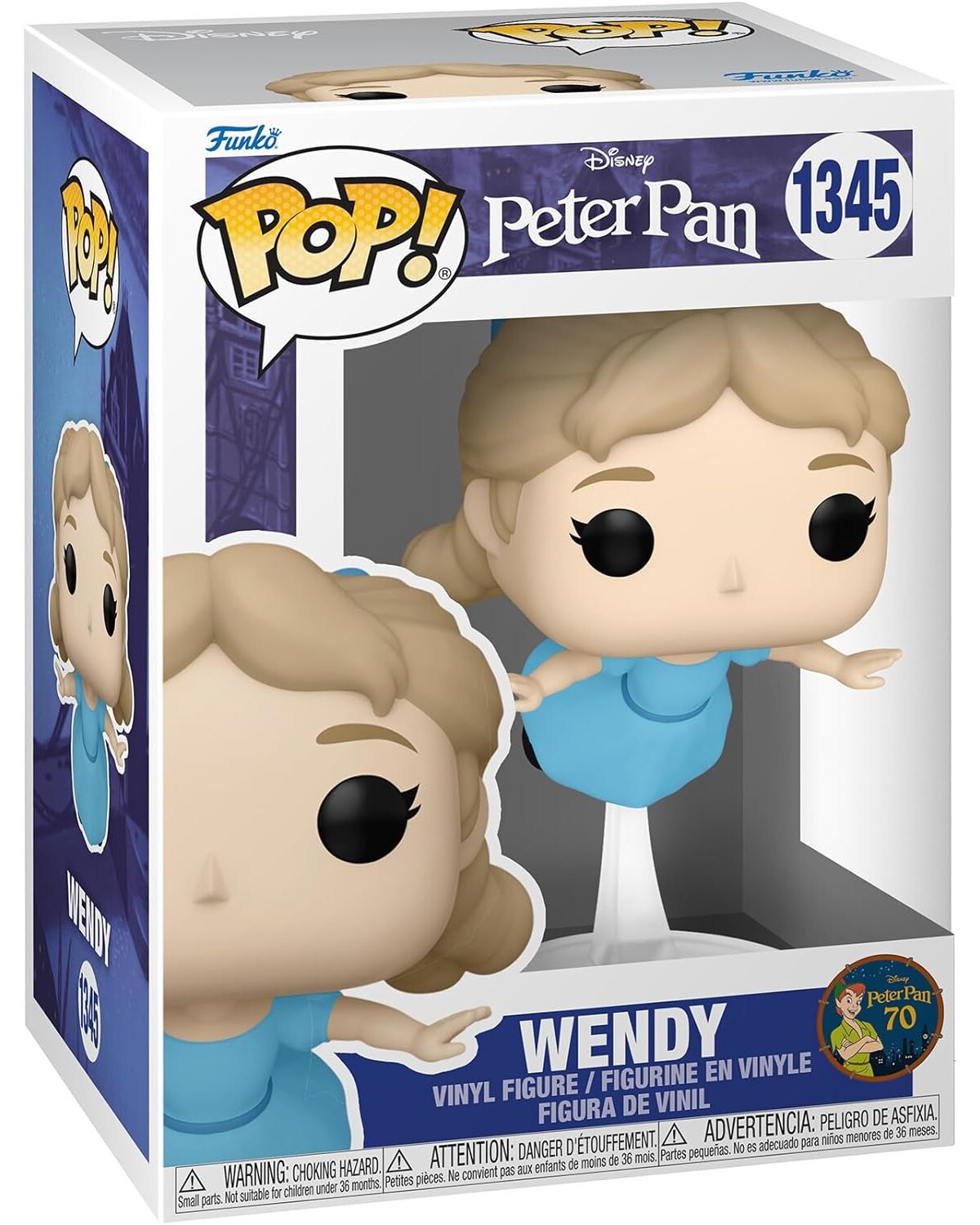 Funko Pop! - Disney Peter Pan 6er Set (Peter Pan, Wendy, Captain Hook, Mermaid, Peter Pan & sein Schatten)