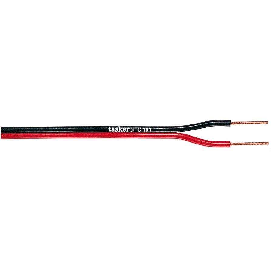 Tasker C102 speakerkabel, 2x 1.5 mm², 100 meter