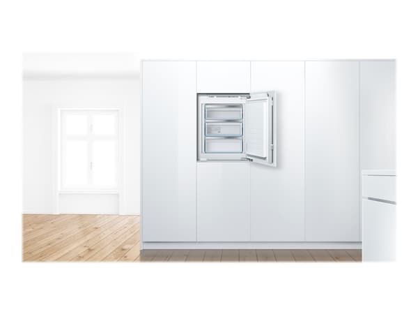 Bosch Serie | 6 GIV11AFE0 - Fryser - stående - innebygd - bredde: 55.8 cm - dybde: 54.5 cm - høyde: 71.2 cm - 72 liter - Klasse E