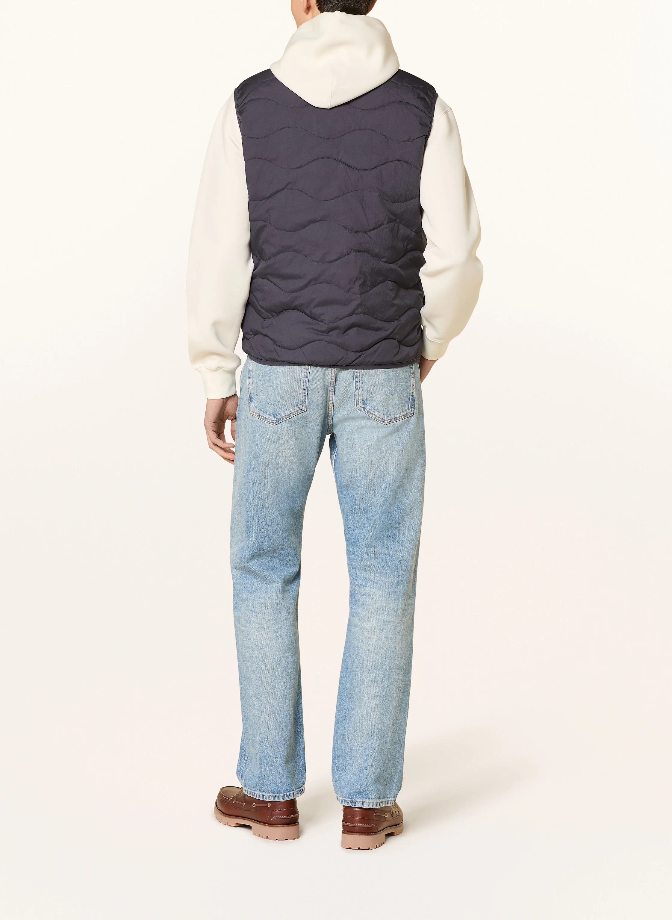Blauer Steppweste VINCENT