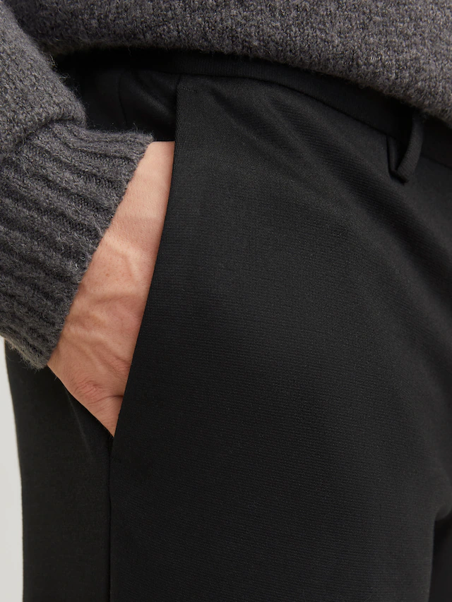 Jack & Jones Anzughose »JPRJAXON Businesshose mit mittlerer Bundhöhe«  unifarben, modisch, slim fit, Materialmix