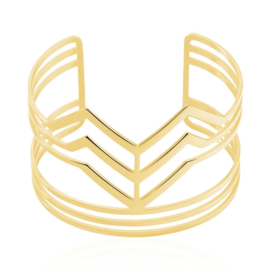 Bracelet Jonc Adel Acier Jaune