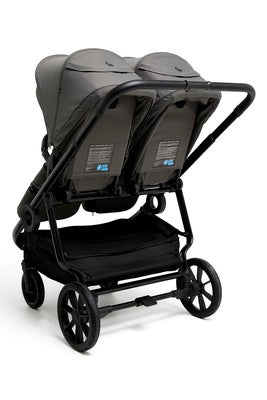 Beemoo Pro Twin 2 Søskenvogn, Mocha Grey