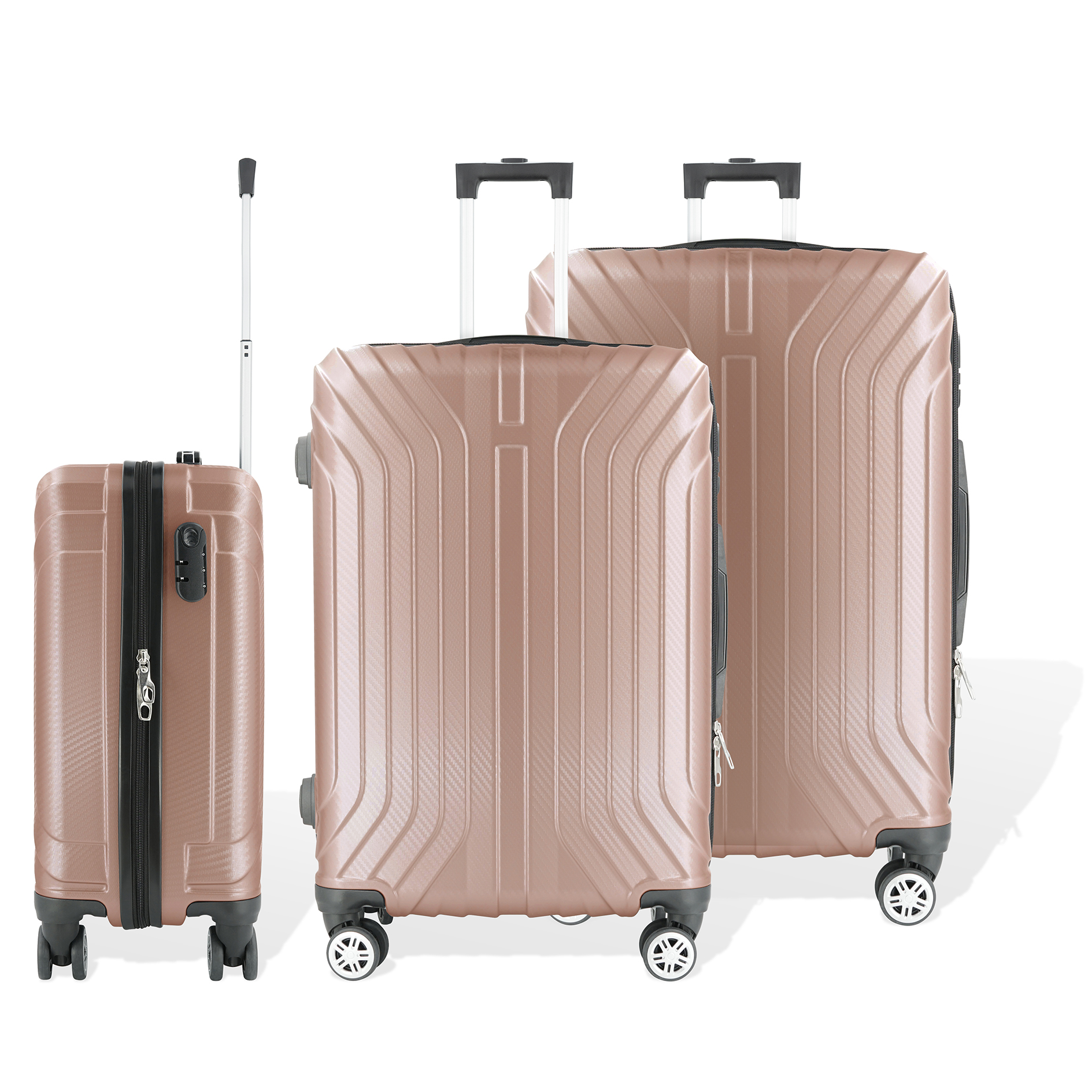 Hartschalenkoffer - rosé-gold - 80 Liter