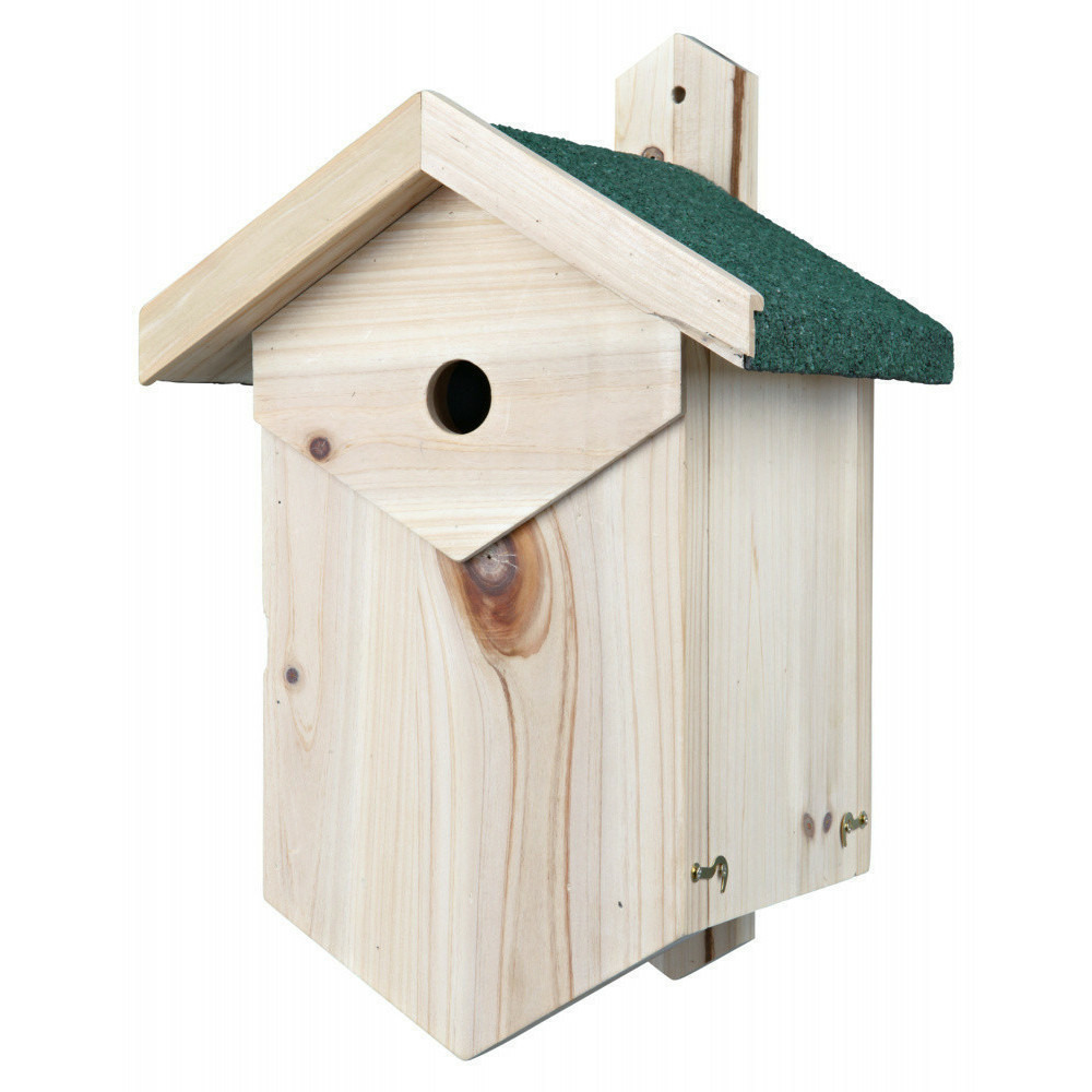 Nichoir pour les oiseaux nichant dans les cavités. Dimensions: 25 × 40 × 22