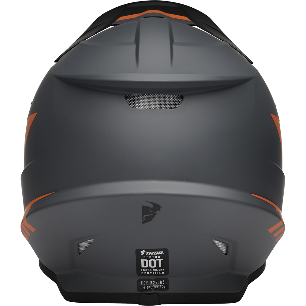 Thor Motocross - Casque Sector Chev Charcoal / Orange