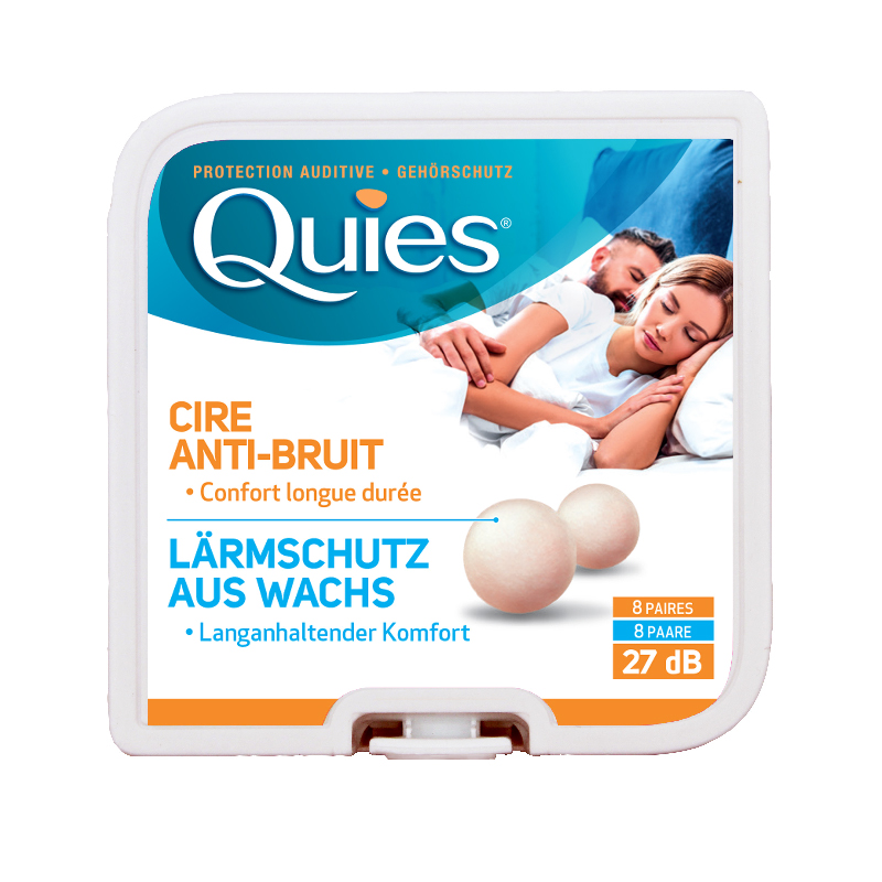 QUIES Lärmgehörschutzkugeln Wachs 16 Stk