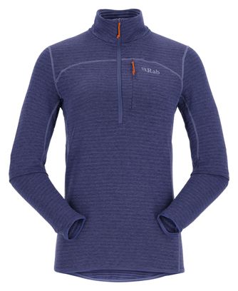 Pull Polaire Demi-Zip Femme Rab Ascendor Light Bleu Marine