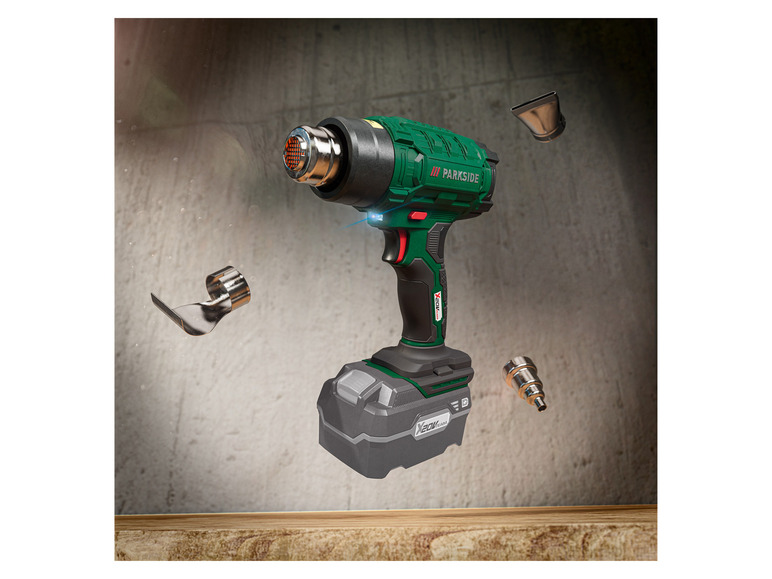 Accu-heteluchtpistool 20 V zonder accu en lader