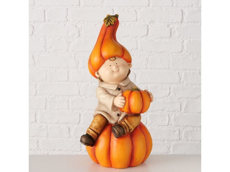 Boltze Dekofigur Malino 48 cm Herbstliche Figur als Wohndekoration