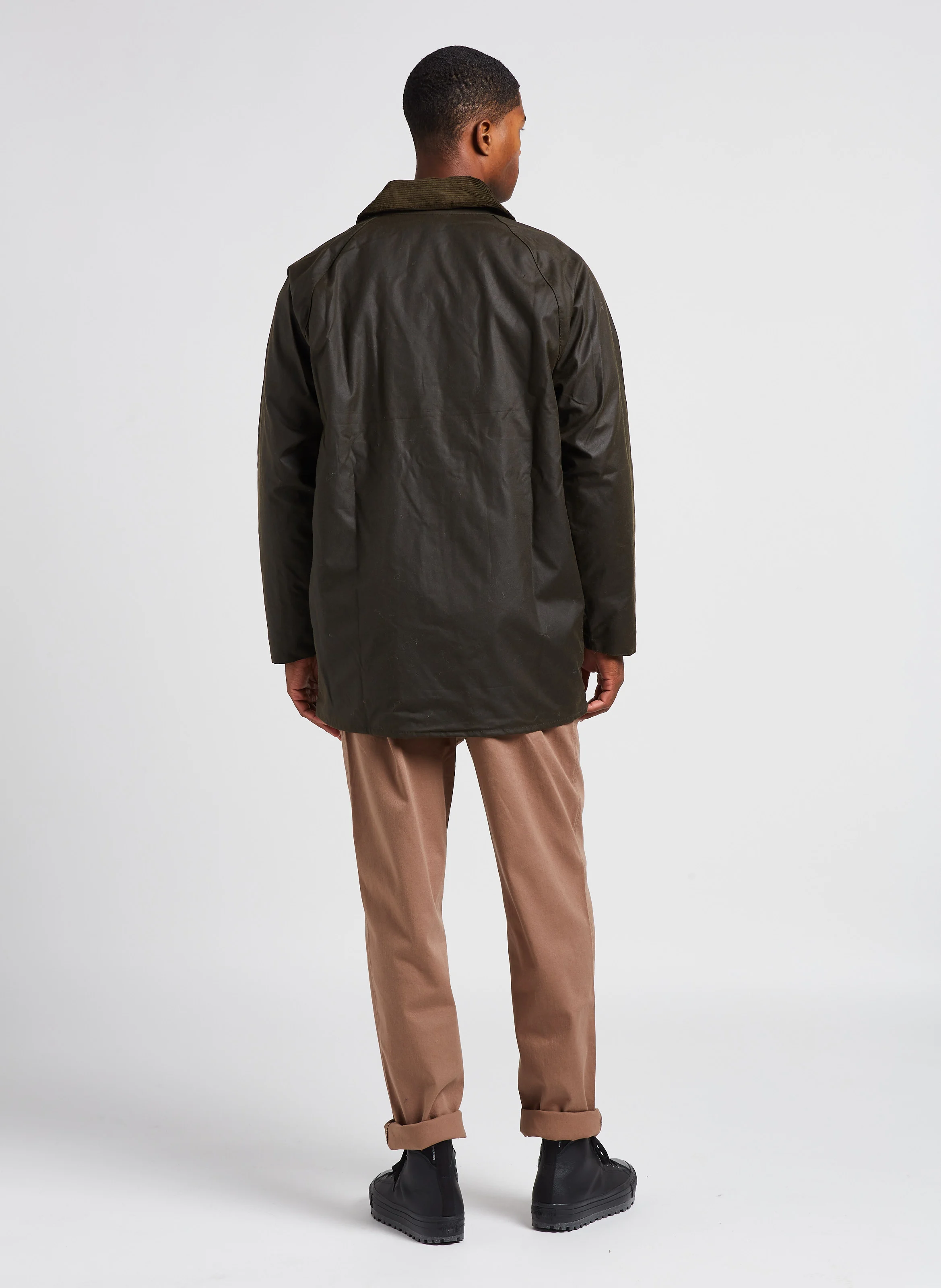 Zace - Pantalon droit en coton mélangé | Beige
