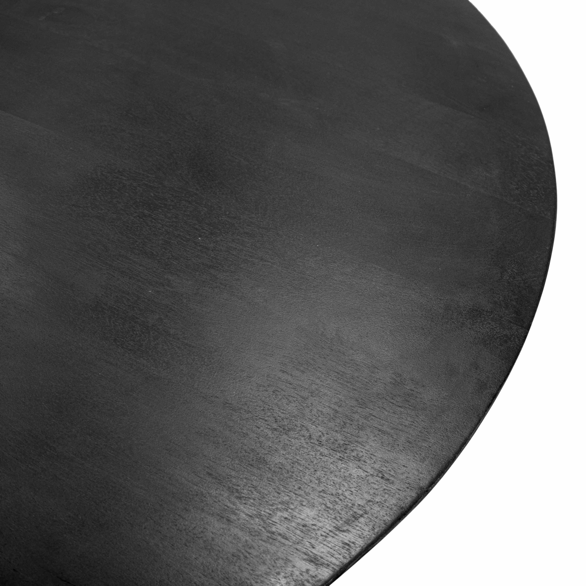 Kick tafel Jake - rond 140cm zwart