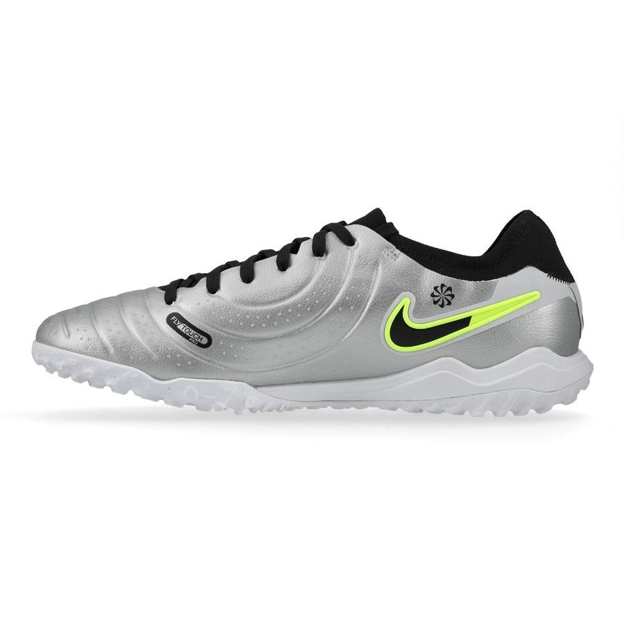 Nike Tiempo Legend 10 Pro TF Mad Voltage - Argenté/Noir/Jaune Fluo