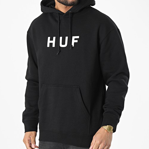 Sweat Capuche Essential Logo PF00490 Noir