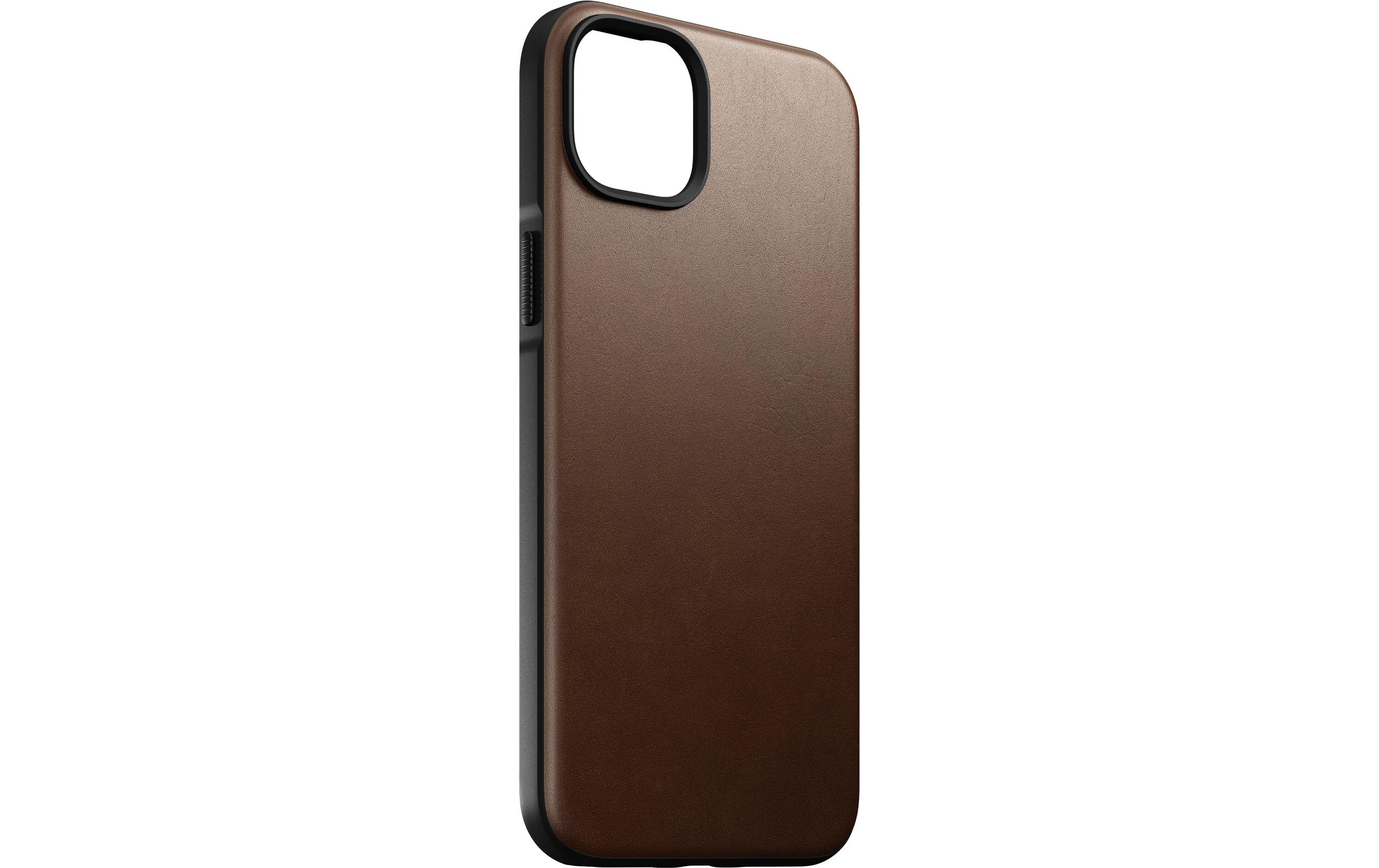 Back Cover Modern Leather iPhone 14 Plus BraunModerne Schutzhülle aus Leder für das Apple iPhone 14 Plus