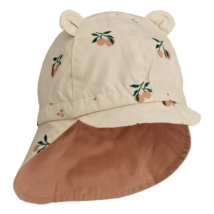 Liewood Chapeau Réversible Gorm Coton Bio Bébé | Rose pâle
