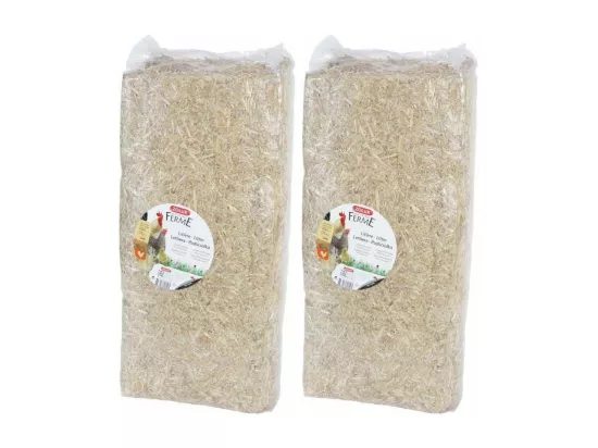Paille naturelle pour litière 240 litres Lot de 2