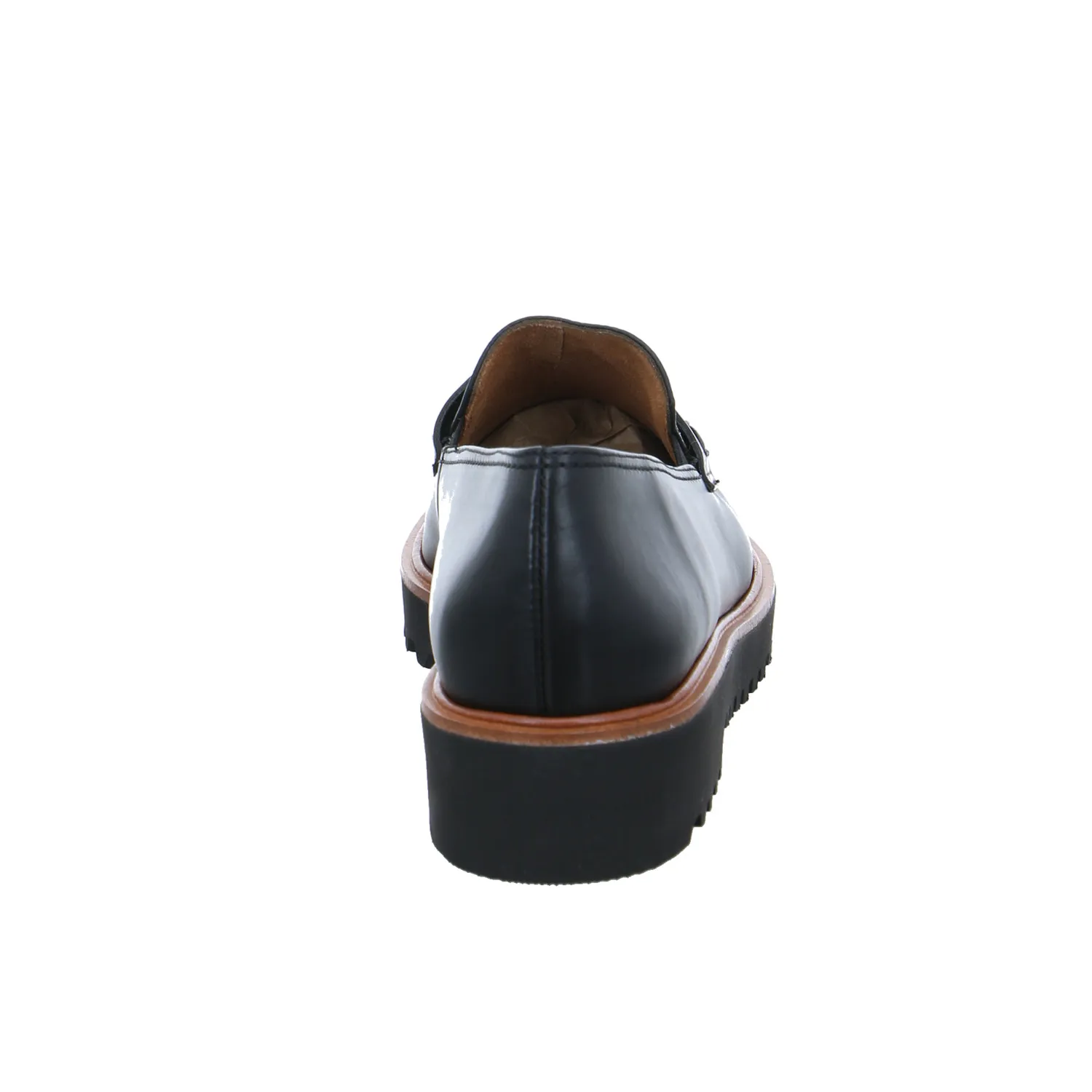 PAUL GREEN Slipper Schwarz Leder