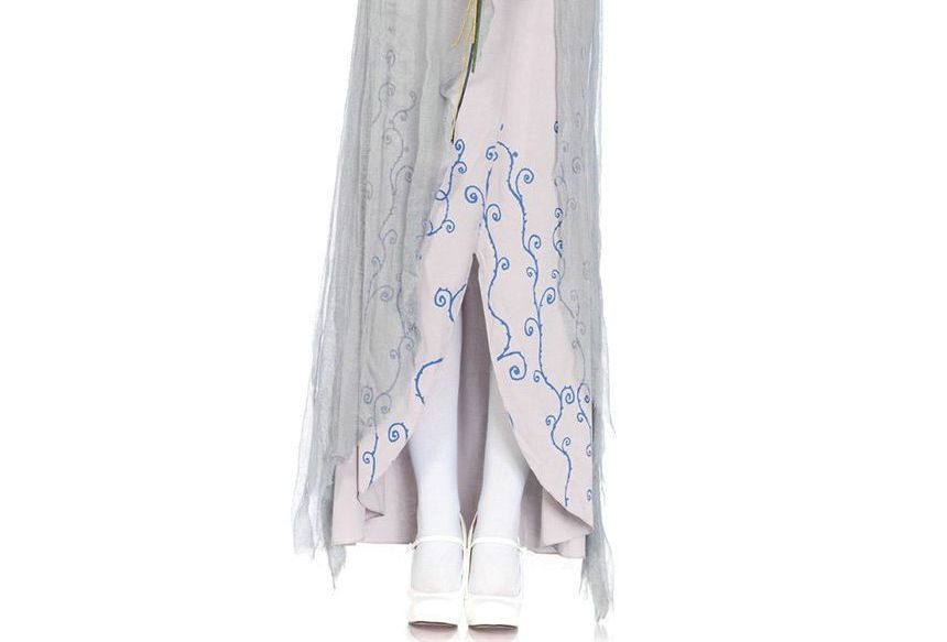 Bolgivy - Halloween Corpse Bride Emily Cosplaykostuum voor volwassenen