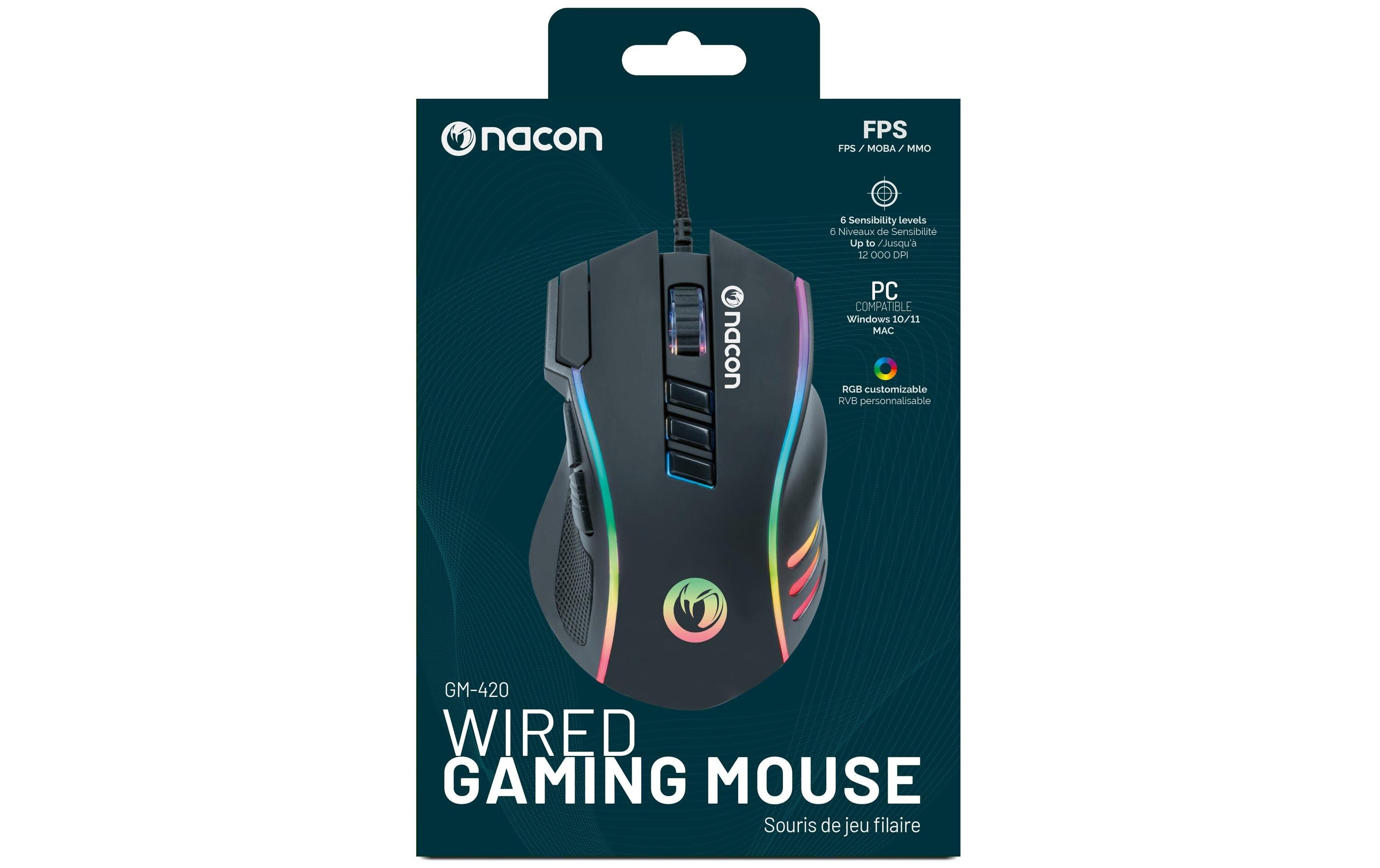 Gaming-Maus GM-420Kabelgebundene Maus für Spiele