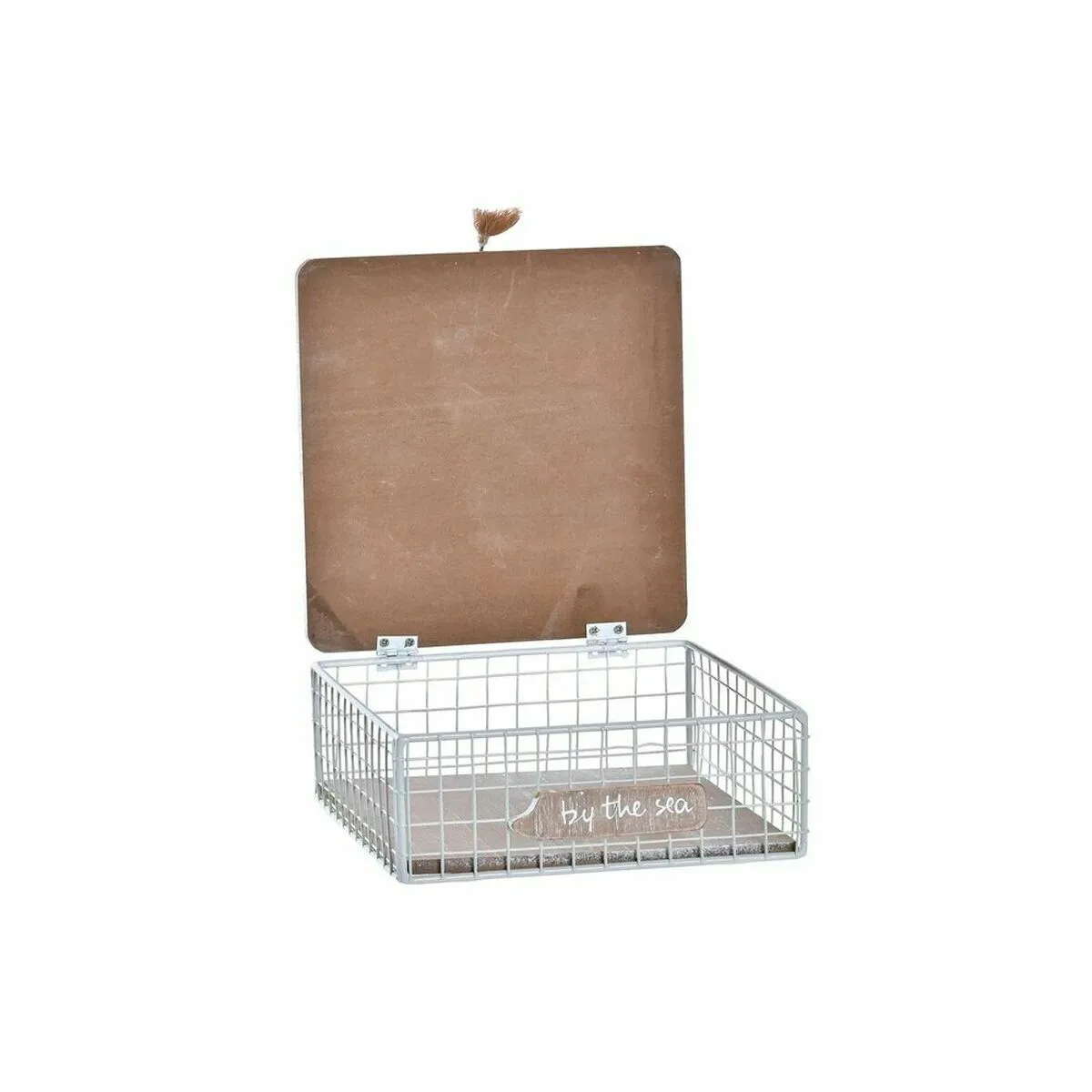 DKD Home Decor Boîte - Blanc Marron