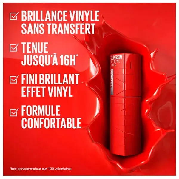 Maybelline New York Superstay Vinyl Ink Lip Ink Vinyl Effect nº 25 Red Hot 4,2ml