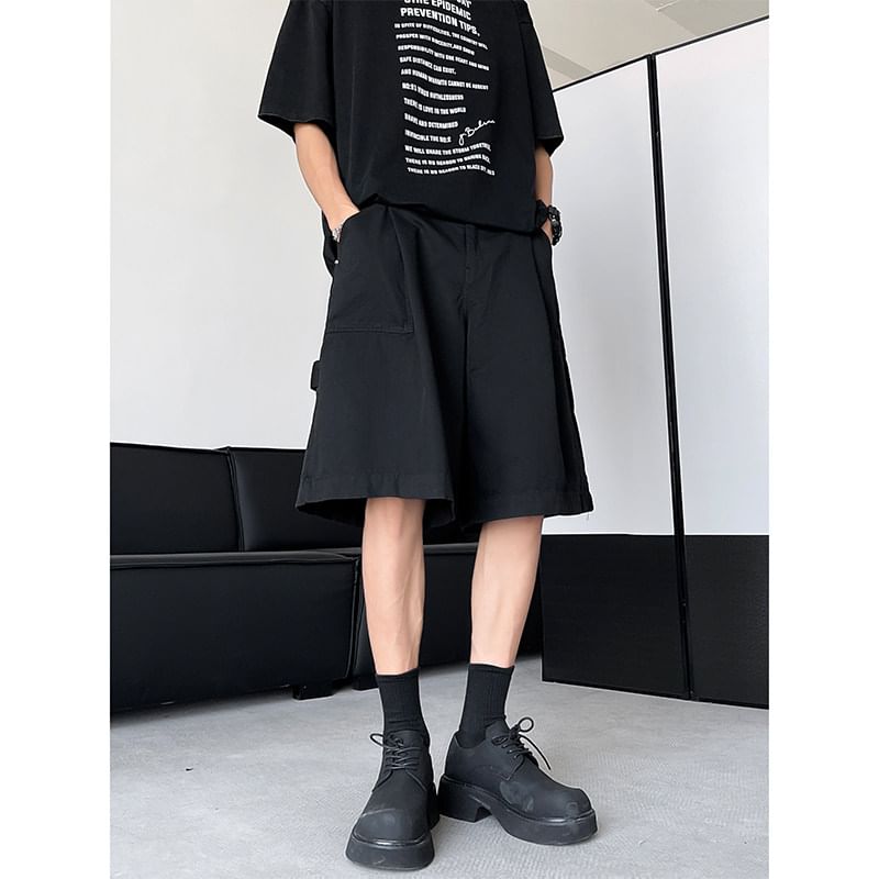 Freehop - Mid Rise Plain Shorts