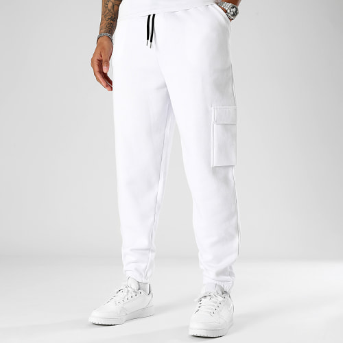 Pantalon Jogging Cargo 280 Blanc