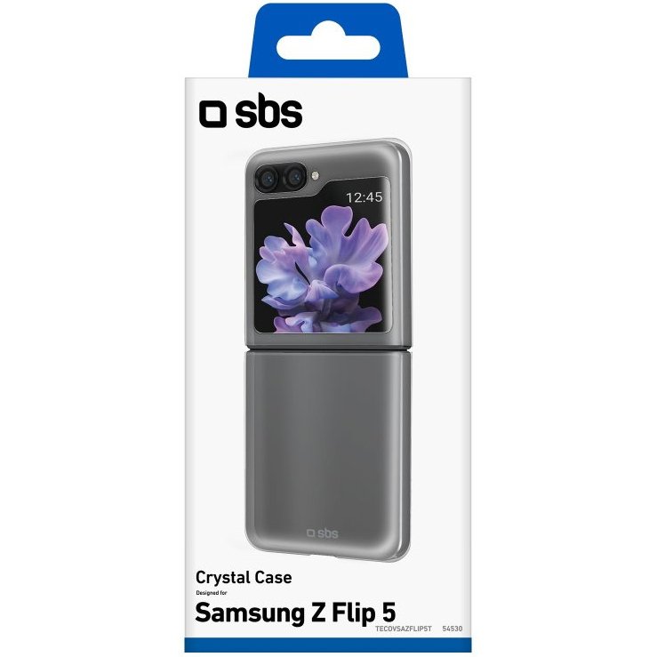 SBS Etui support Coque Crystal pour Samsung Z Flip 5