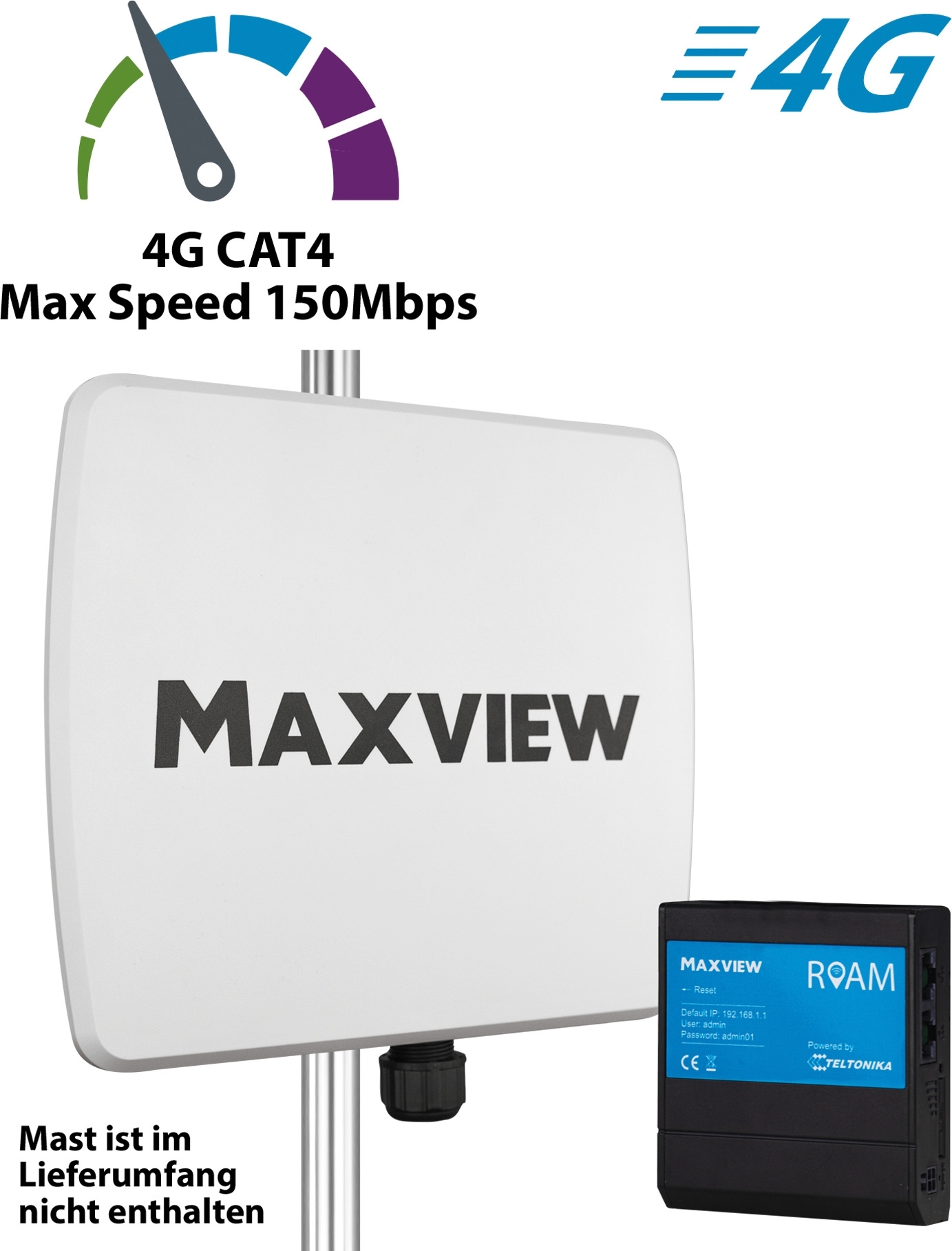 Maxview Roam-Basecamp – mobile Internet-Antenne