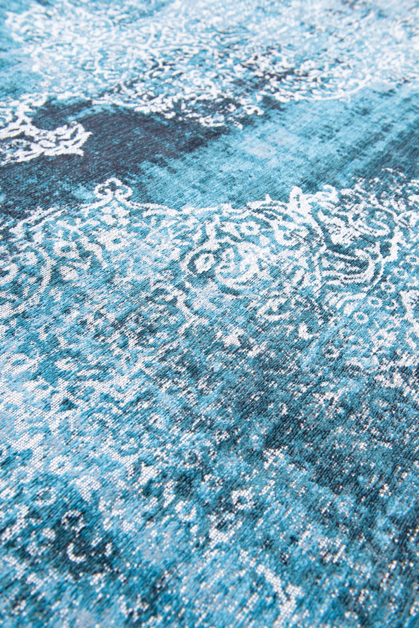 Ecorugs vloerkleed Kirman blauw 280x390 cm