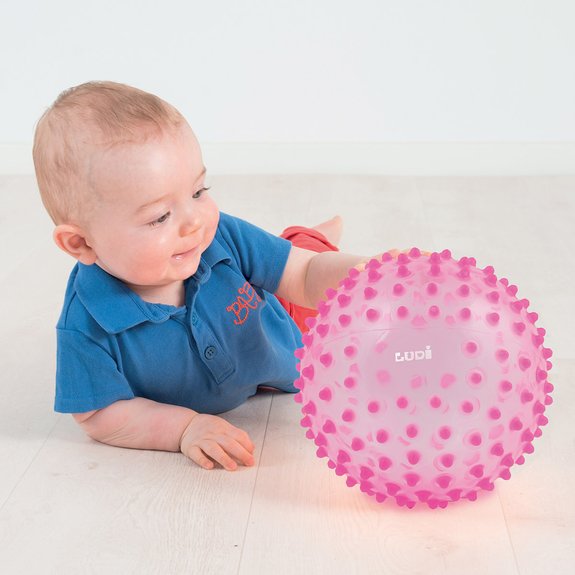 Balle sensorielle rose