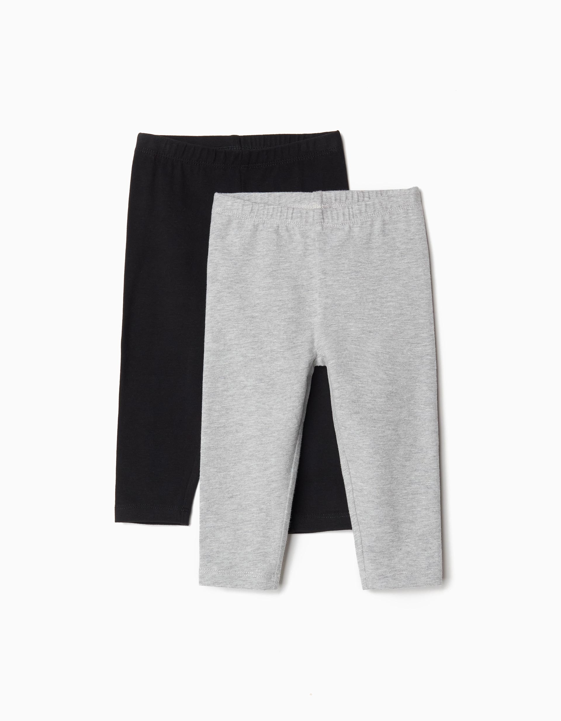Pack 2 Leggings, Menina, Multicor