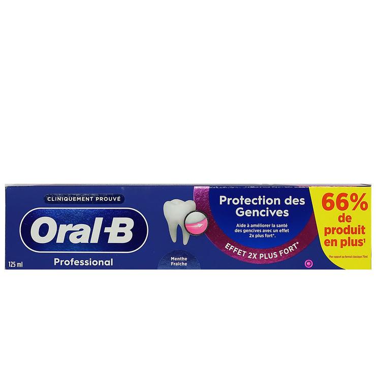 Professional dentifrice protection gencives menthe fraîche 125ml