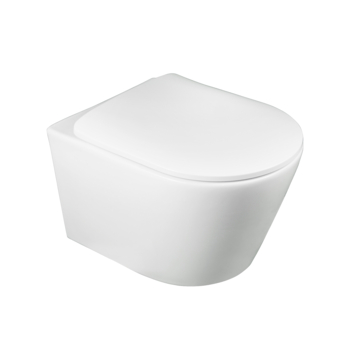 Atlantic hangend toilet Wesley wit