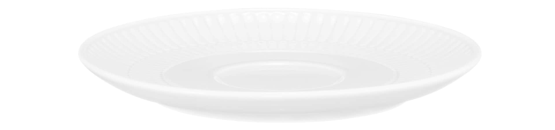 Seltmann Weiden Untertasse AMINA 6er Set Porzellan weiß