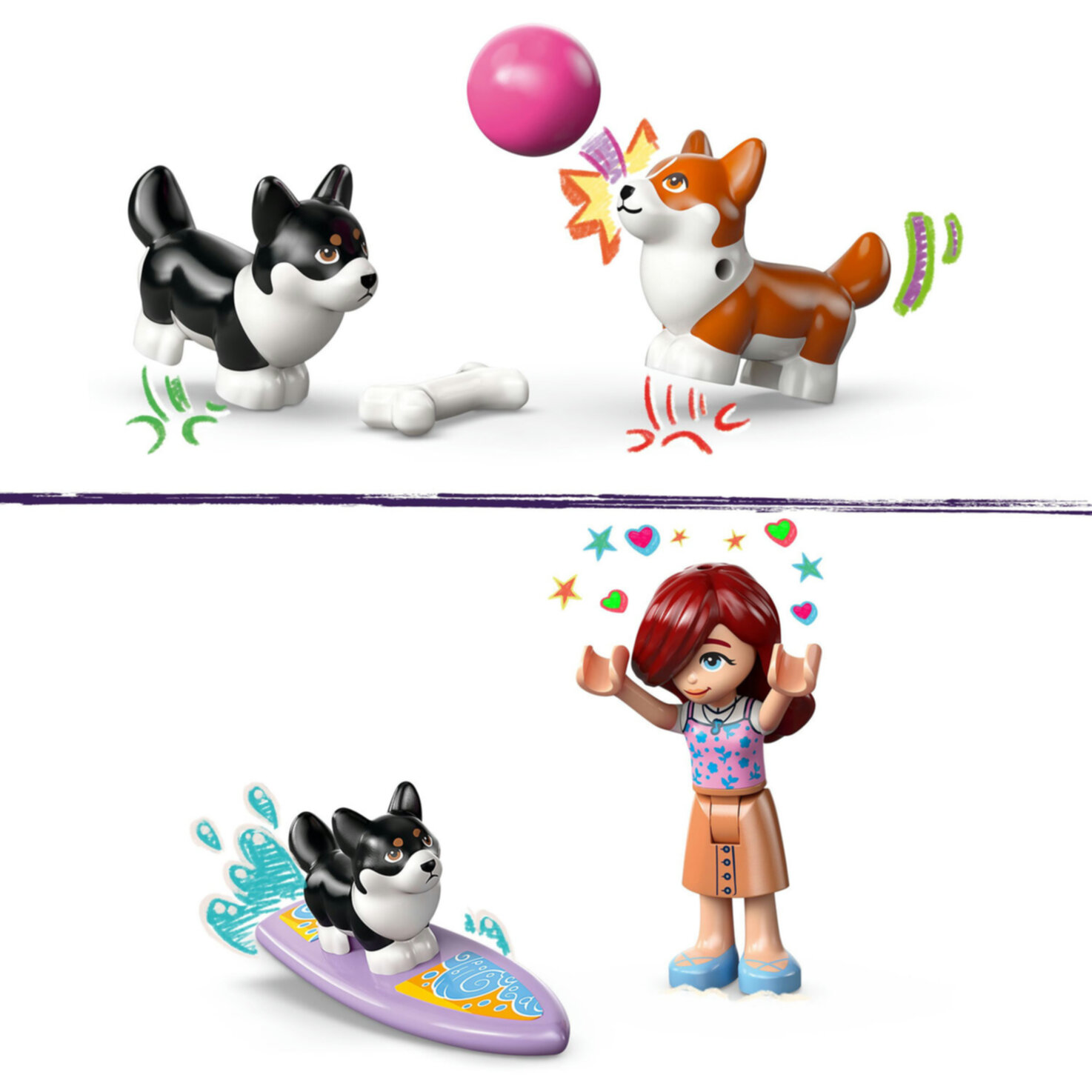 LEGO® Friends 42641 Strandabenteuer mit Hunden ab 6 Jahren