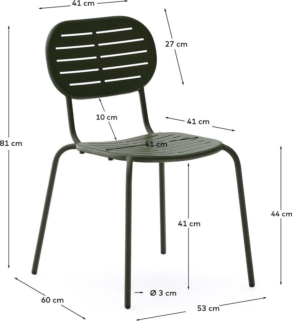 Kave Home   Brai Tuinstoel