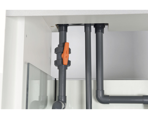 EHEIM incpiria 430 zeeaquariumcombinatie met LED-verlichting, circulatiepomp en verlichte kast, grafiet